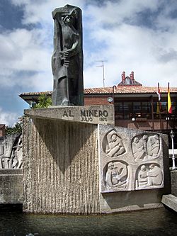 Monumento al minero. Guardo