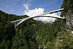 Salginatobel Bridge, photo from below