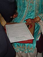 Signing the Nikah