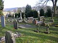 St Peter's Churchyard, Edensor - Cavendish family plot1