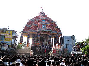 Tiruvarur temple car festival 2010