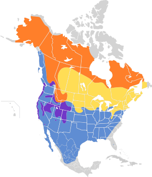 Zonotrichia leucophrys map.svg