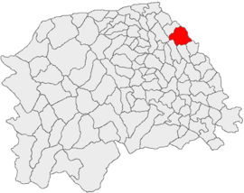 Location in Suceava County