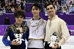 2018 Winter Olympic Games Men Podium