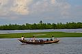 Boat in meghna river