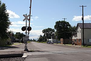 RR Crossing at Grace Avenue