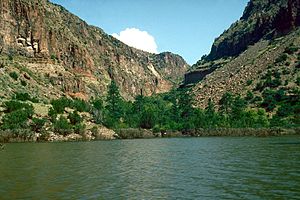 Cochiti Lake shoreline