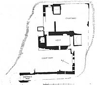 Craigie Castle, Ayrshire - Plan