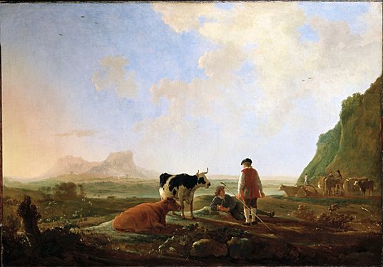 Cuyp, Aelbert - Herdsmen with Cows - Google Art Project