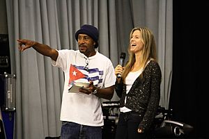 Danny John-Jules and Chloë Annett