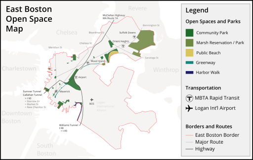 East boston open space map