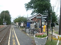 NJ Transit station in Emerson