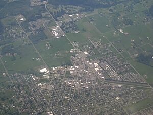 Aerial view of Enumclaw