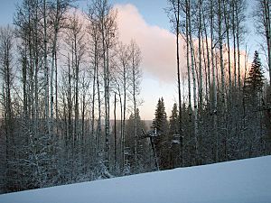 Fort mcmurray winter day