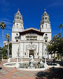 Hearst Castle Casa Grande September 2012 panorama 2