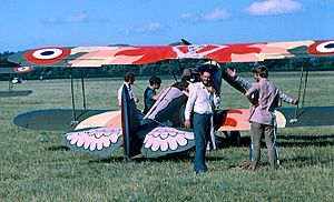 Lynn Garrison SV4.C Stampe painted for Cliff Robertson film project, Weston, Ireland, 1969