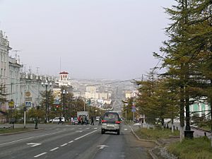 Magadan, Lenin-Street