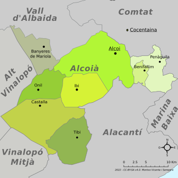 Municipalities of Alcoià