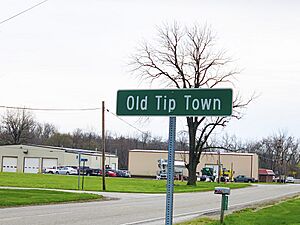 Old Tip Town Sign