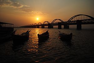 Rail-Road bridge Godavari