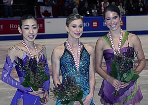 Skate Canada 2008 ladies podium