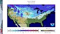 Snow depth chart noaa nsm depth 2014010705 National