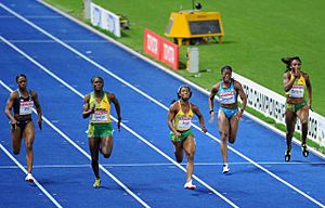 100 m women Berlin 2009