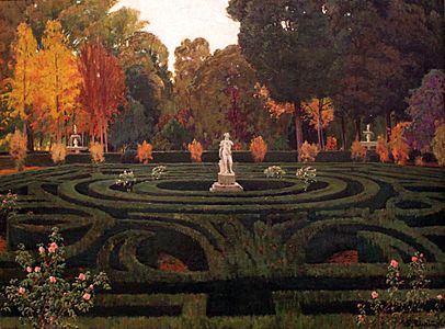 1907 Rusinol Garten von Aranjuez anagoria