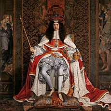 Charles II of England in Coronation robes