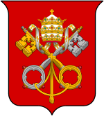 Coats of arms of the Holy See and Vatican City