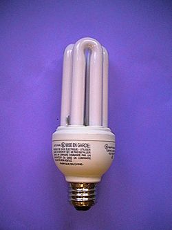 Compact fluorescent straight