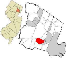 Location in Essex County and the state of New Jersey.