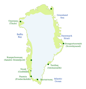 Greenland map