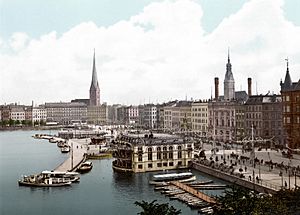 Hamburg Jungfernstieg (1890-1900)