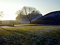 Jelling church and burrows