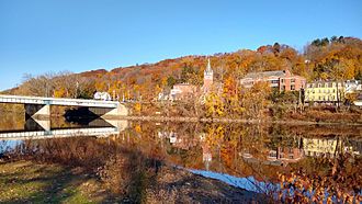 Naugatuck River, Derby, CT, USA