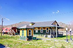 Oliver Springs Depot, now the Oliver Springs Library