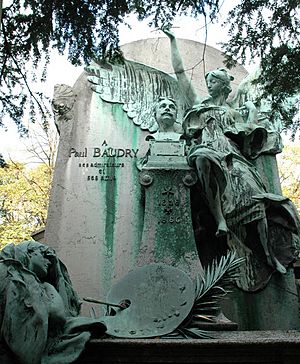 Paul Baudry Grave-By-Paul Dubois