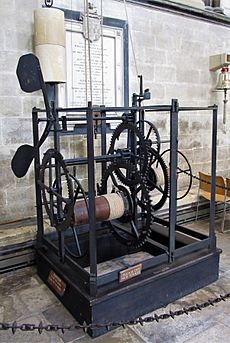 Salisbury Cathedral, medieval clock