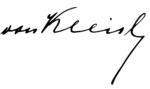 Signature Ewald von Kleist.svg