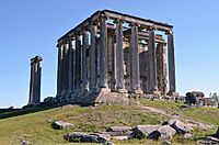 Temple of Zeus, its construction started in 92 AD and continued during the reign of Hadrian, Aizanoi, Turkey (37853409502)