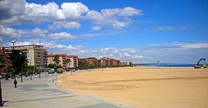 Torredembarra beach