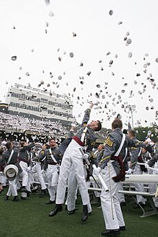 USMA Graduation Hat Toss 2008