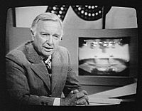 Walter Cronkite on television 1976