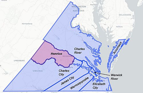 1634 Virginia Counties- Henrico Focus