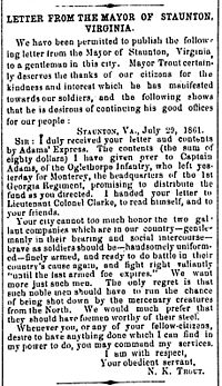 1861.08.06.daily.constitutionalist.page.one.letter.from.mayor.of.staunton.virginia