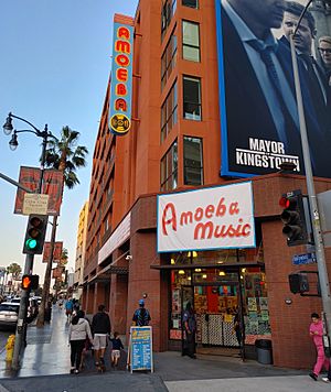 Amoeba Music store on Hollywood Blvd in Los Angeles 20220607 193531 HDR copy 2