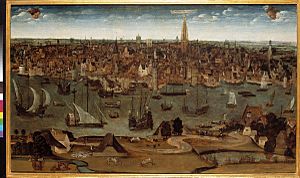 Antwerpia in Brabancia, anoniem, ca 1540, MAS