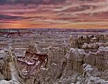 Coal Mine Canyon sunset