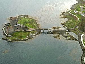 Eilean Donan aerial